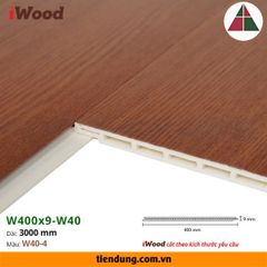 Tấm ốp phẳng iWood W400 (W400x9-W40-4)