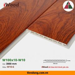 Tấm ốp phẳng hèm V (W100x10-W10-6)