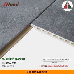 Tấm ốp phẳng hèm V (W100x10-W10-8)