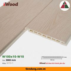 Tấm ốp phẳng hèm V (W100x10-W10-1)