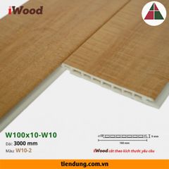 Tấm ốp phẳng hèm V (W100x10-W10-2)