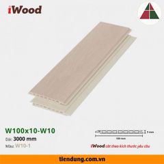 Tấm ốp phẳng hèm V (W100x10-W10-1)