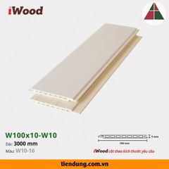 Tấm ốp phẳng hèm V (W100x10-W10-16)