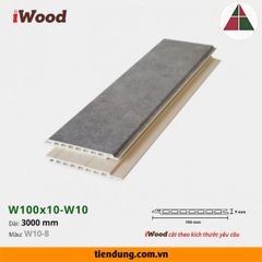 Tấm ốp phẳng hèm V (W100x10-W10-8)