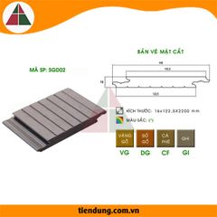 Sàn Gỗ Đặc Ghép Kín Ngoài Trời ( Sàn Hồ Bơi ) SGD02