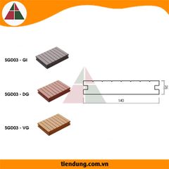 Sàn Gỗ Đặc Ghép Hở Ngoài Trời ( Sàn Hồ Bơi ) SGD03