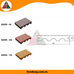 Sàn Gỗ Đặc Ghép Hở Ngoài Trời ( Sàn Hồ Bơi ) SGD05