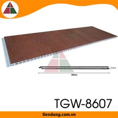 Tấm Ốp Phẳng PVC 600mm TGW-8607