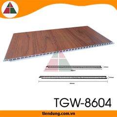 Tấm Ốp Phẳng PVC 600mm TGW-8604