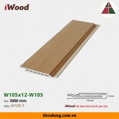 Tấm ốp phẳng hèm U (W105x12-W105-7)