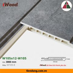 Tấm ốp phẳng hèm U (W105x12-W105-8)