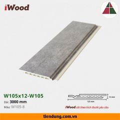 Tấm ốp phẳng hèm U (W105x12-W105-8)