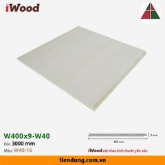Tấm ốp phẳng iWood W400 (W400x9-W40-16)