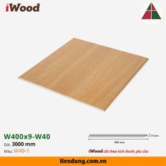 Tấm ốp phẳng iWood W400 (W400x9-W40-1)