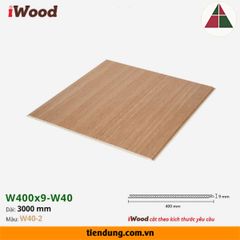 Tấm ốp phẳng iWood W400 (W400x9-W40-2)