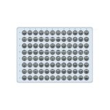 Khay kháng sinh đồ cho liên cầu khuẩn Streptococcus spp