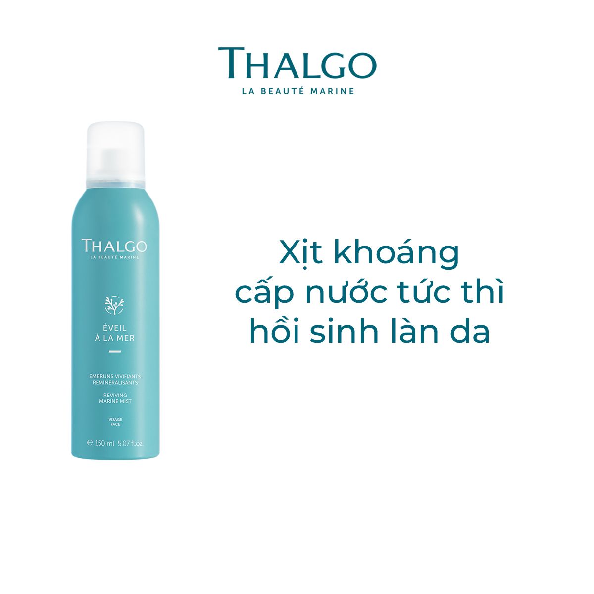 Xịt khoáng cấp nước tức thì, hồi sinh làn da Reviving Marine Mist