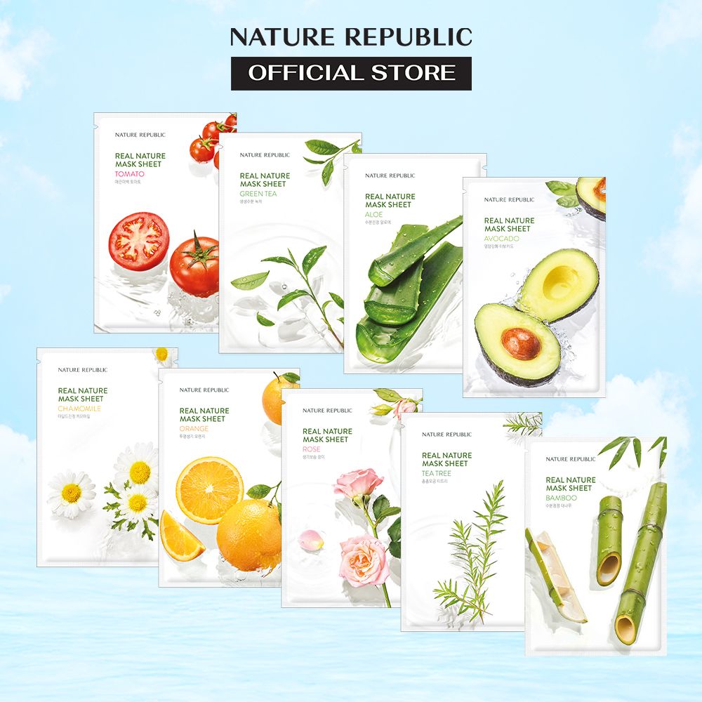 Mặt nạ dưỡng da Real Nature Mask Sheet