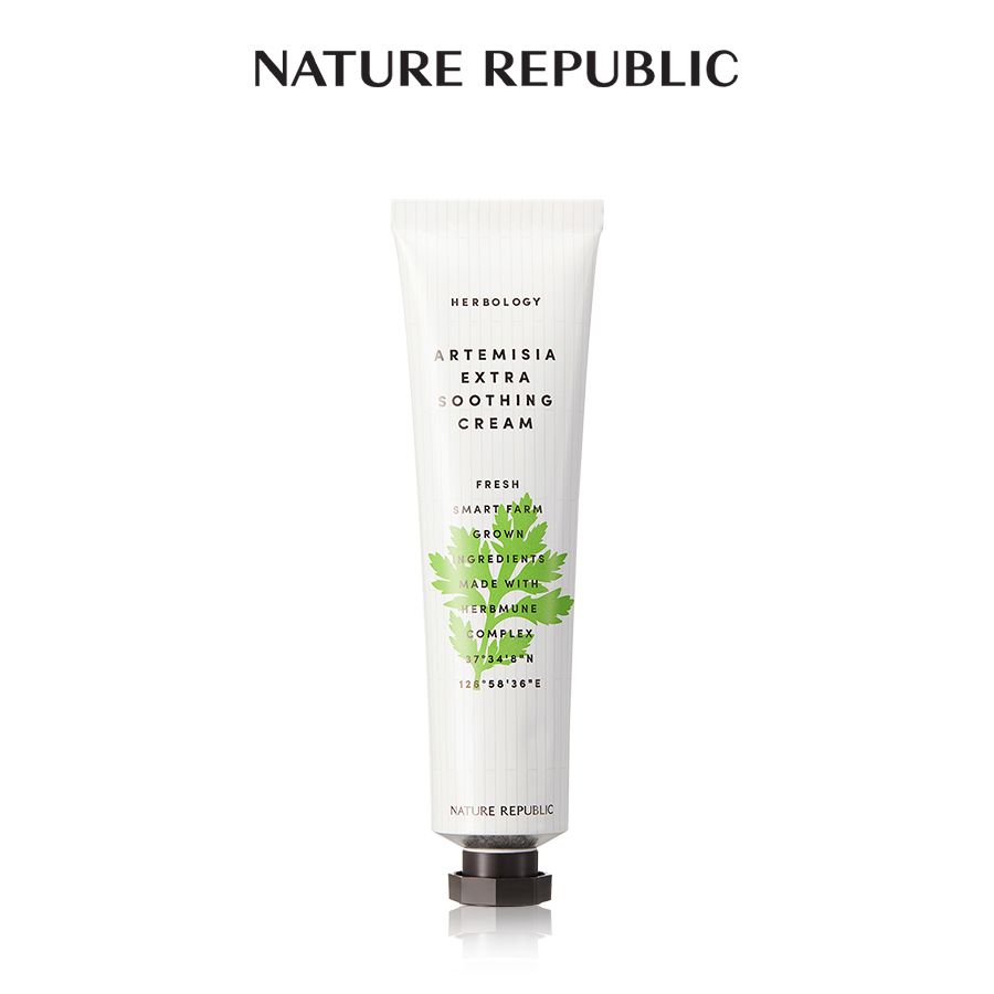 Kem dưỡng Nature Republic Herbology Artemisia Extra Soothing Cream 70ml(date tháng 10.2025)
