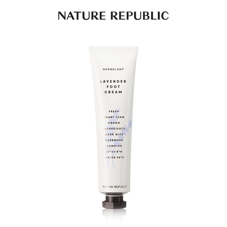 Kem dưỡng da chân Nature Republic Herbology Lavender Foot Cream 70ml (Date tháng 10.2025)