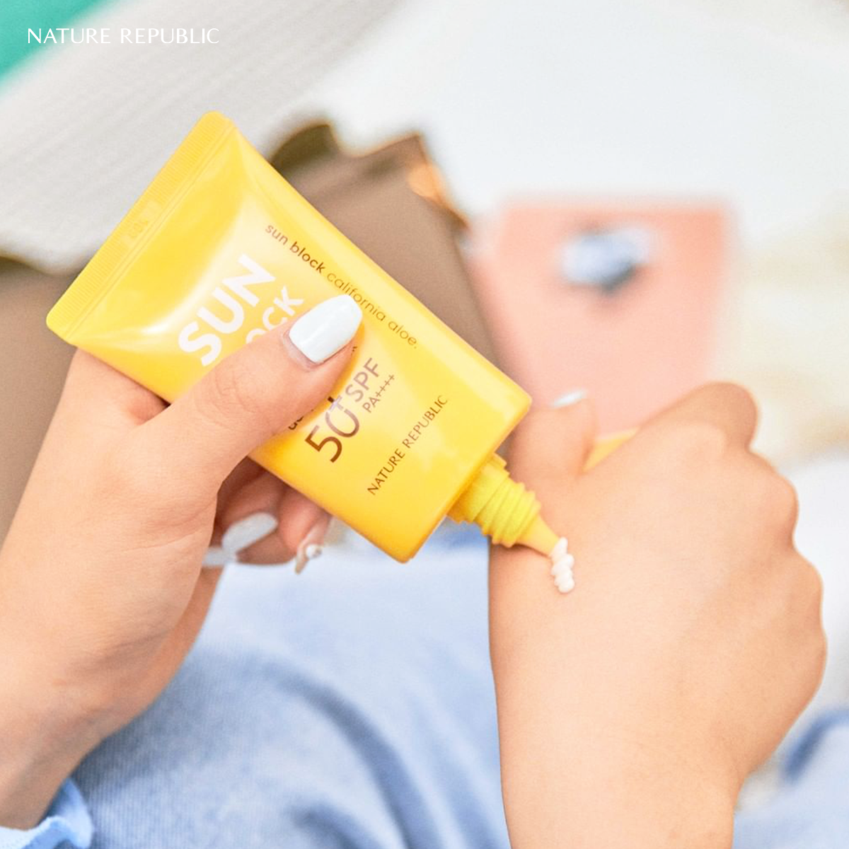 Kem chống nắng California Aloe Daily Sun Block SPF50+PA+++ 57ml