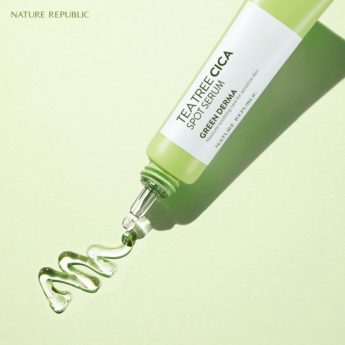 Tinh chất sạch mụn GREEN DERMA TEA TREE CICA SPOT SERUM 30ml