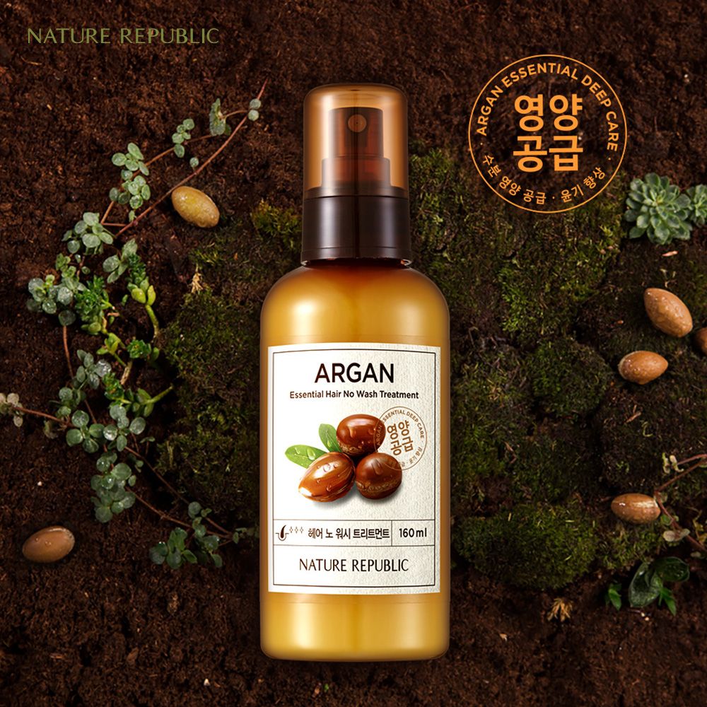 Xịt dưỡng chăm sóc tóc Argan Essential Hair No Wash Treatment 160ml