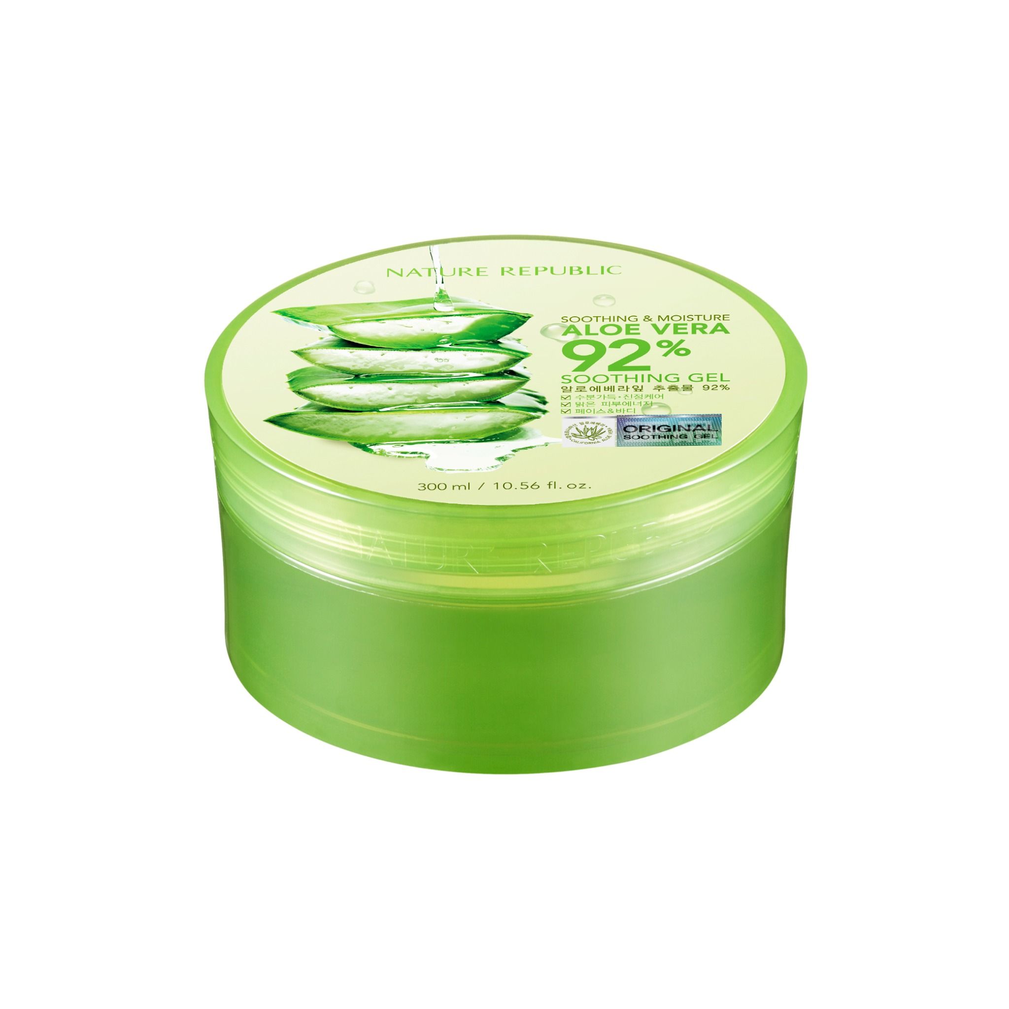 Gel nha đam dưỡng da Soothing & Moisture Aloe Vera 92% Soothing Gel 300ml