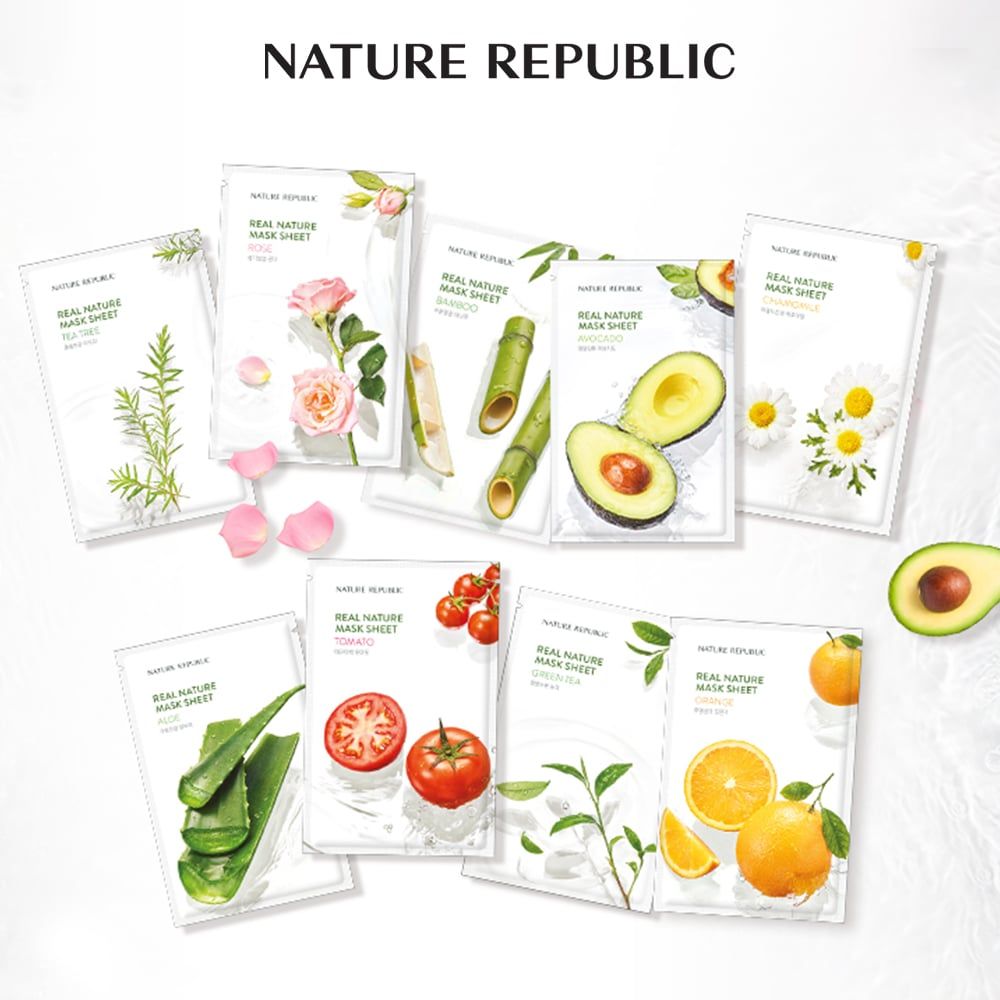 Mặt nạ dưỡng da Real Nature Mask Sheet