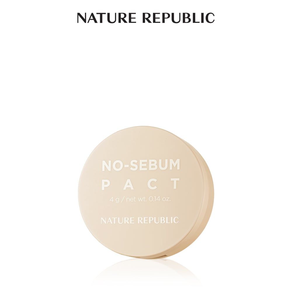 Nature Republic Phấn phủ Provence Tea Tree No-Sebum Powder Pact 4g