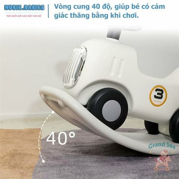 Xe Bập Bênh Babypods Đa Năng Cho Bé - Nhựa Việt Nhật