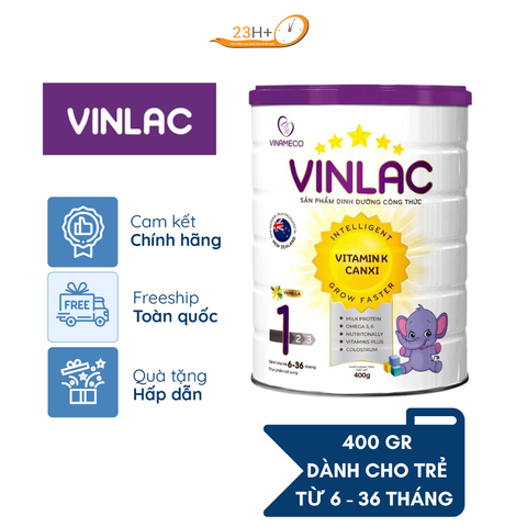 Sữa Bột Vinlac 1 6-36 400g