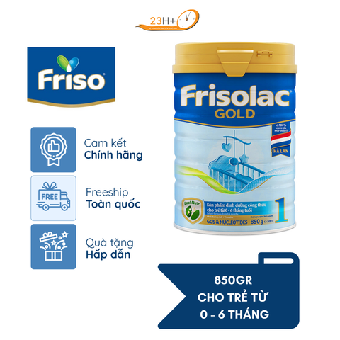 Sữa Bột Frisolac Gold 1 850g (Mới)