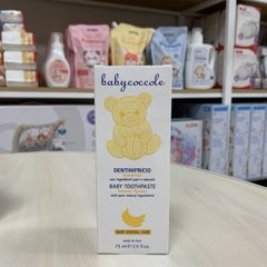 Kem đánh răng cho bé Hương Babycoccole 12M+ trẻ em nuốt được 75ml