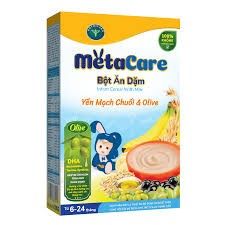 Bột ăn dặm MetaCare Yến mạch chuối & olive