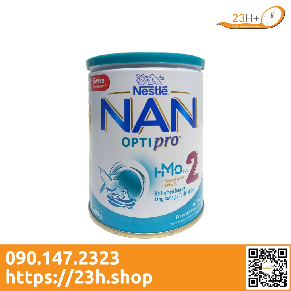 Sữa Bột Nan Optipro 2 400g (Mới)
