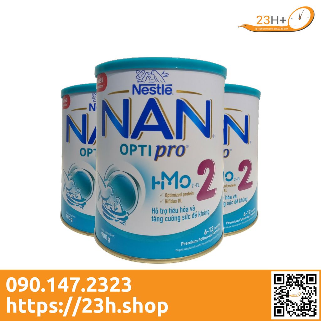 Sữa Bột Nan Optipro 2 900g (Mới)