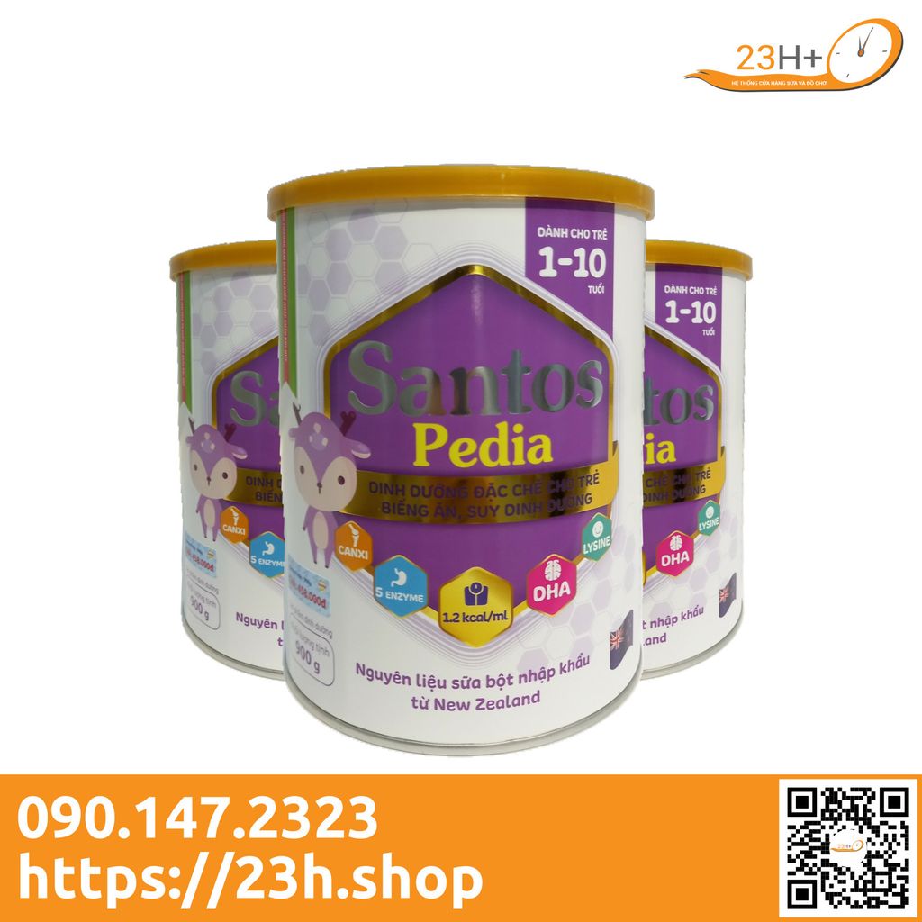 Sữa Bột Santos Pedia 900g