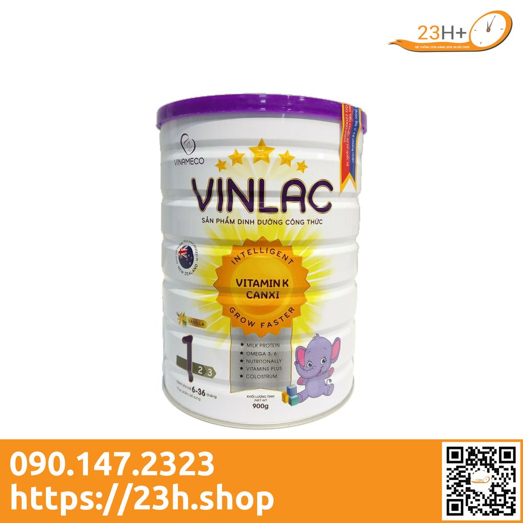 Sữa Bột Vinlac 1 6-36 900g