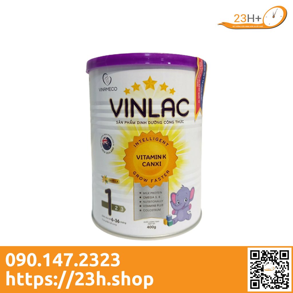 Sữa Bột Vinlac 1 6-36 400g