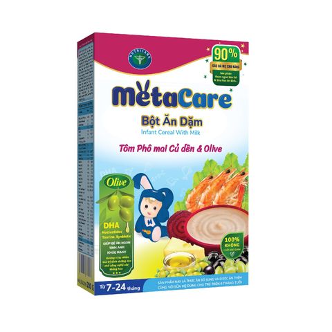 Bột ăn dặm MetaCare Tôm phô mai củ dền & olive