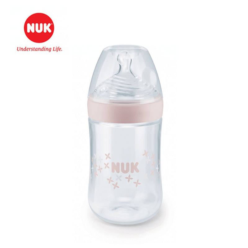 Bình sữa NUK Nature Sense 260ml - Núm Ti S2-M (6-18 tháng)