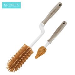 BỘ CỌ RỬA BÌNH VÀ NÚM TY SILICONE MOTHER-K HÀN QUỐC –VÀNG