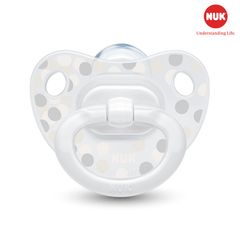 BỘ 2 TI GIẢ NUK SILICONE S2 HAPPYDAYS 0-6 THÁNG