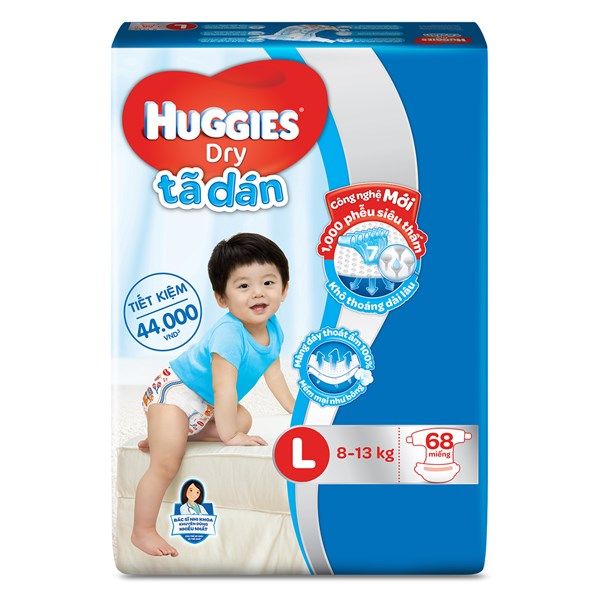 Tã Dán Huggies L68