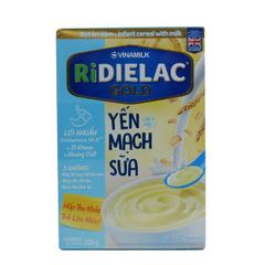 Bột Ăn Dặm Ridielac Gold Yến Mạch Sữa 200g