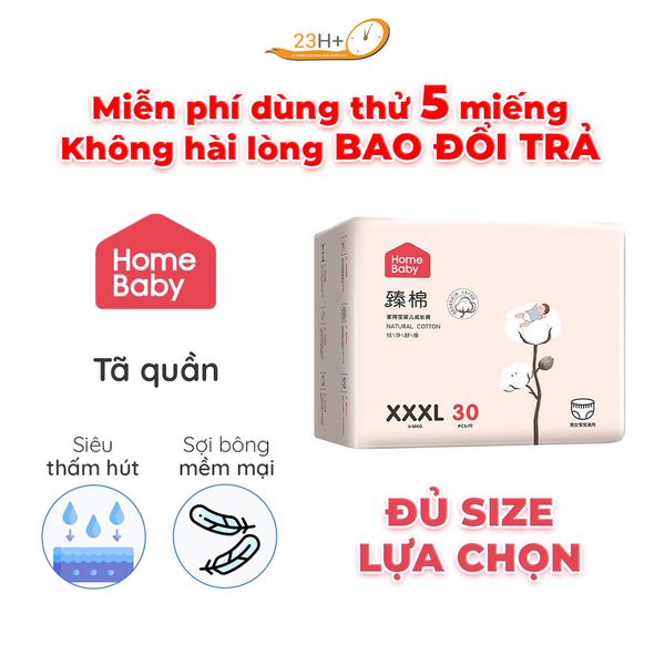 Bỉm/Tã Quần Home Baby Nội Địa Trung Cho Trẻ Em Bé Sơ Sinh XL36