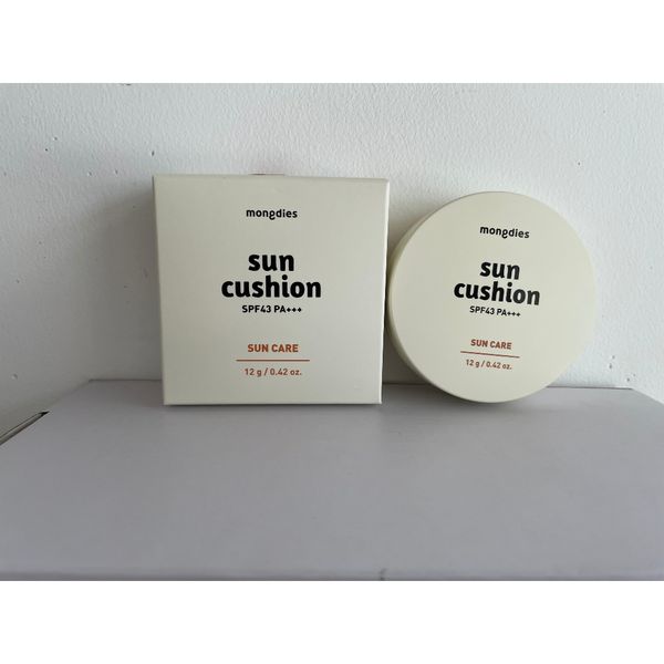 Kem nền chống nắng vật lý SPF 43 PA +++ Mongdies Excellent Sun Cushion 12g