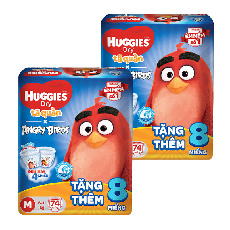 Tã Quần Huggies M74