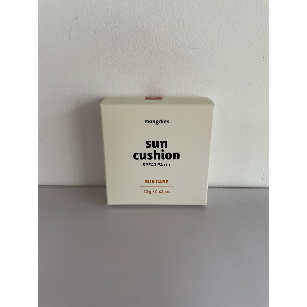 Kem nền chống nắng vật lý SPF 43 PA +++ Mongdies Excellent Sun Cushion 12g